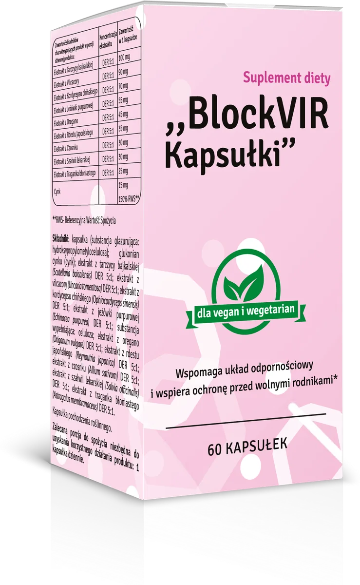 Opakowanie BlockVIR Kapsułki